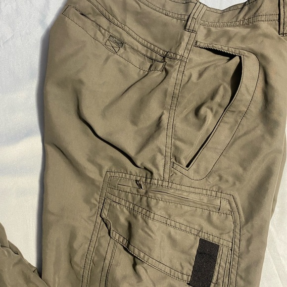 Magellan Outdoors Tan Cargo Pants Relaxed Fit Straight Leg - Picture 14 of 15